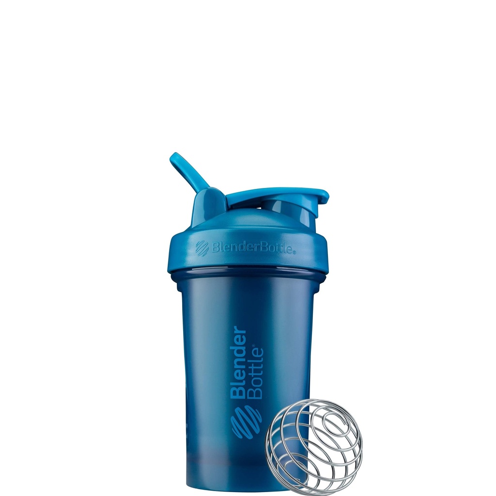 BlenderBottle Classic V2 Shaker flaske Perfekt for proteinshakes og pre trening, 20-Ounce, Ocean Blue