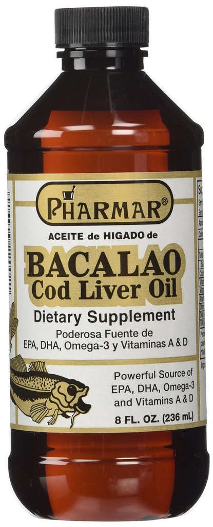Apotek Aceite De Higado De Bacalao Cod Liver Oil (8 Ounce)