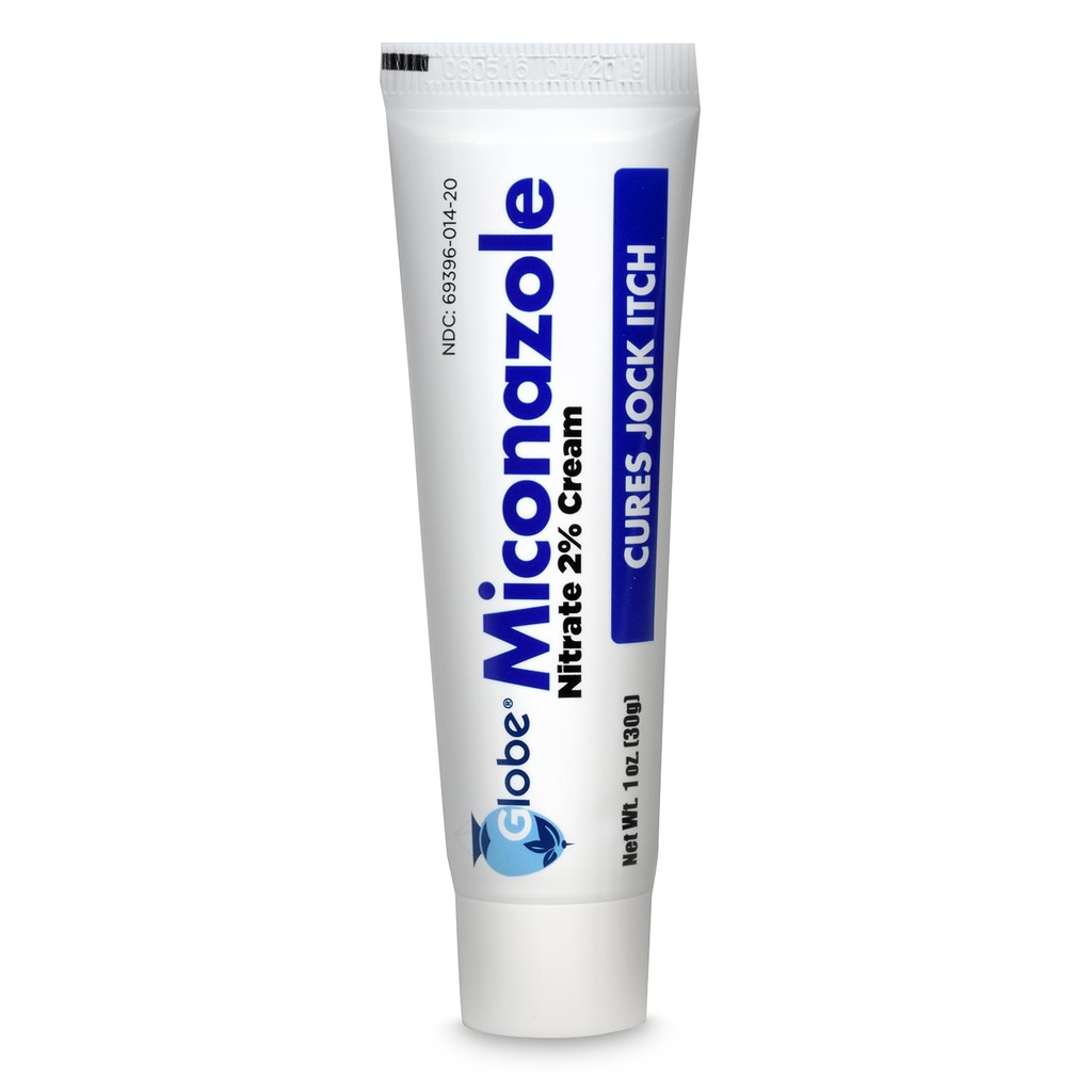 Globe Mikonazole Nitrat 2% Antifungal Cream 1 oz, Cures Mest atleter Fot, Jock Itch, Ringorm og mer. Sammenlign med ledende navn merke