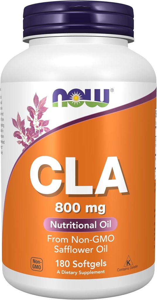 NU Kosttilskudd, CLA (konjugert Linoleic Acid) 800 mg, ernæringsolje, 180 Softgels