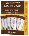 Prolon Fasting Bars | 5g Protein, 7g Fiber | Keto-vennlig, Glutenfri, Dairy-fri, Plantebasert | Ernæring for Intermittent Fasting | Formulert for å ikke bryte din raske | sjokolade Chip (12 greve)