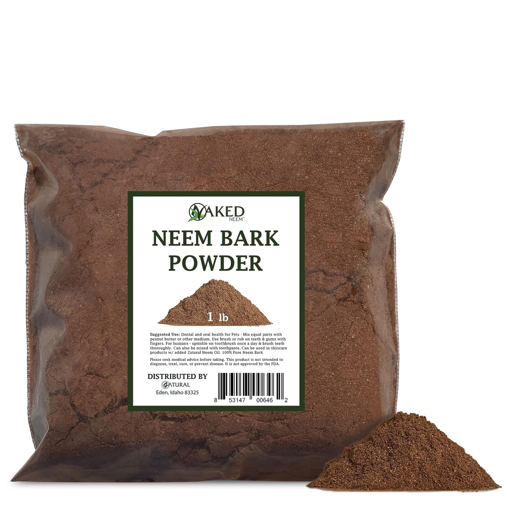 Neem Bark Dental & Digestionsstøtte - 16oz tannpulver