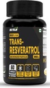 Trans Resveratrol 250MG kapsler - 99,5% ren mikronisert og svært biotilgjengelig Supplement | Slow Down Aging, Proven kraftig anti-oksydant | Forbedrer metabolisme og hjerte helse (120 kapsler)
