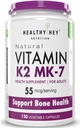 Generisk ATS Vitamin K2 | 100% vegetarisk vitamin K2 fordeler i Bone Helse - 55mcg - 120 vitamin K27 Kapsler