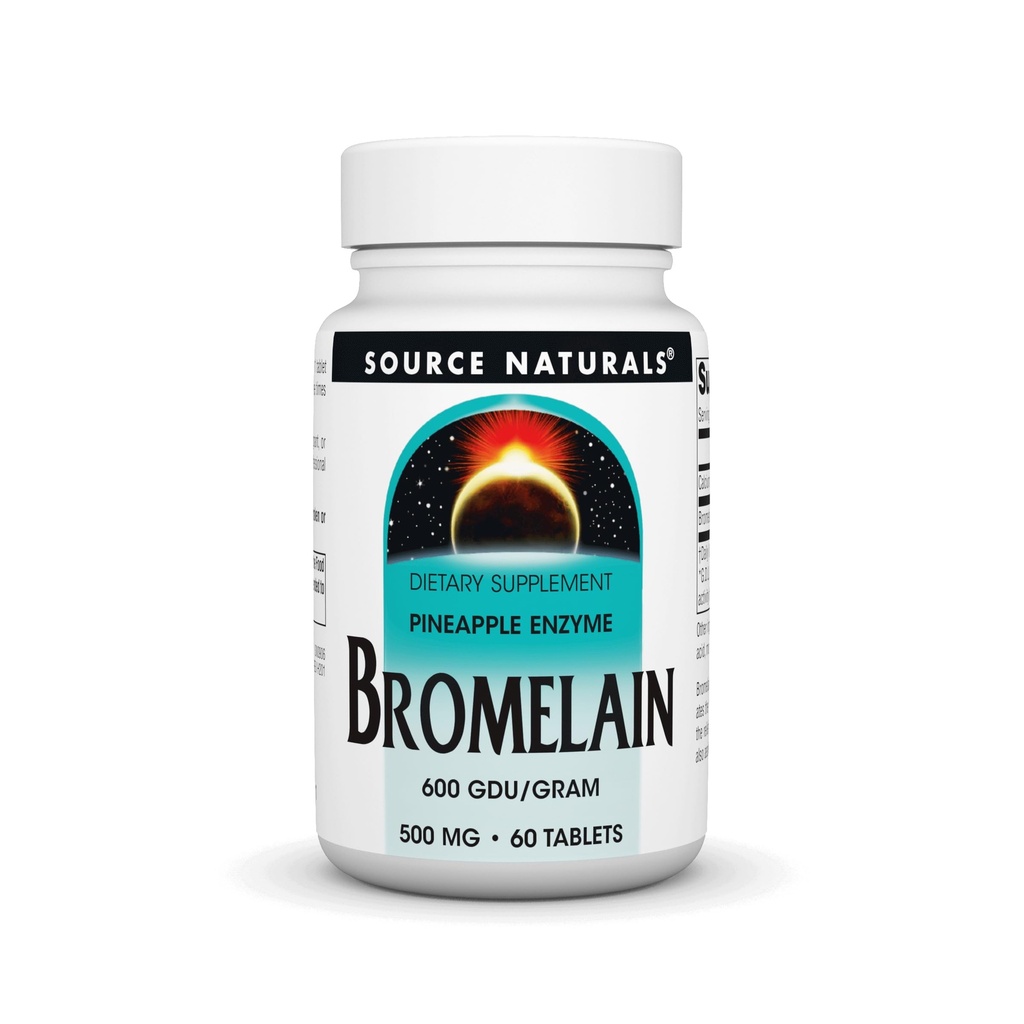 Kilde Naturals Bromelain 500mg Proteolytisk Enzyme Supplement - 60 tabletter
