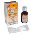 Ferrous Drops Jern Supplement Peppermynte Flavor Generic for Enfamil Fer-in-Sol jern Supplement Drops for spedbarn, Todlere og barn Måler Droper Inkludert 50 ml per flaske pakke med 2
