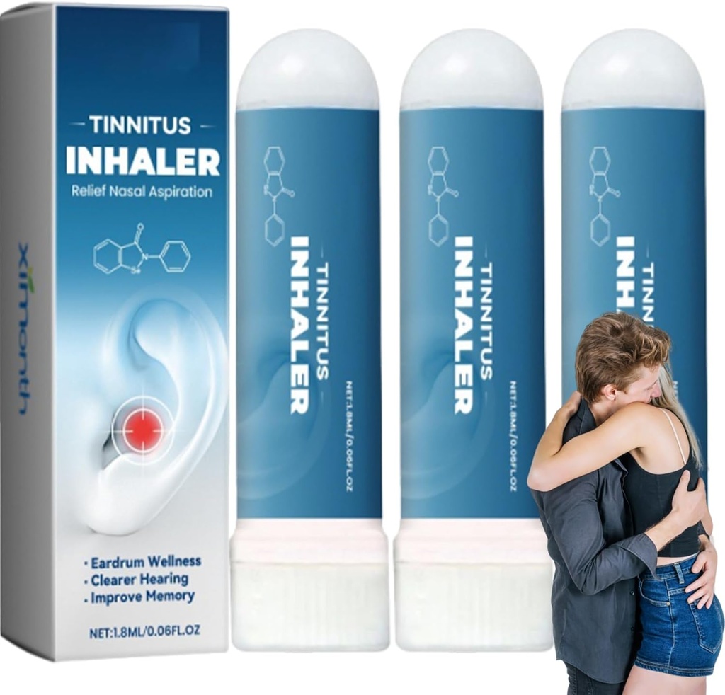 Tec Silen Tinnitus Inhaler, Echo Ease Nese Inhaler for Tinnitus, Tinnitus Inhaler, Naturlig og Gentle (3)