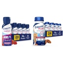 Sikre COMPLETE ernæringsshake, 30g protein, måltidserstatningshake, med næringsstoffer for immun helse, jordbær, 10 Fl Oz & Plus smør pecan ernæringshake, måltidserstatningshake, 24 pakke