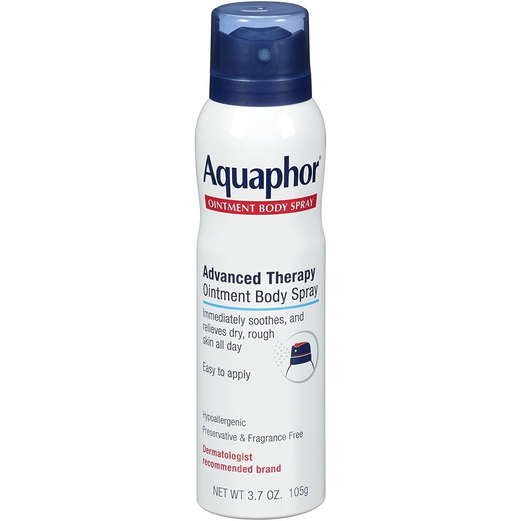 Aquaphor Ointment Body Spray - Moisturizes og Heals Tørr, Grov Hud - 3,7 oz. Spray kan