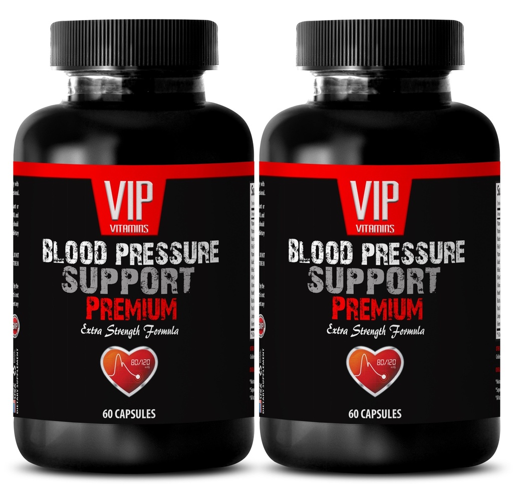 VIP VITAMINER Olive Leaf Extract Super Styrke - Blodtrykk støtte - spise mer frukt (2 flasker - 120 kapsler)