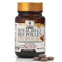 Bee and You Royal Jelly Tablet, Propolis Extract, Bee Pollen, 100% naturlig Superfood, Ultra ren, Immunstøtte Supplement, Forbedre energi, Focus, Antioksidanter, Frisk, Keto, Paleo, Glutenfri