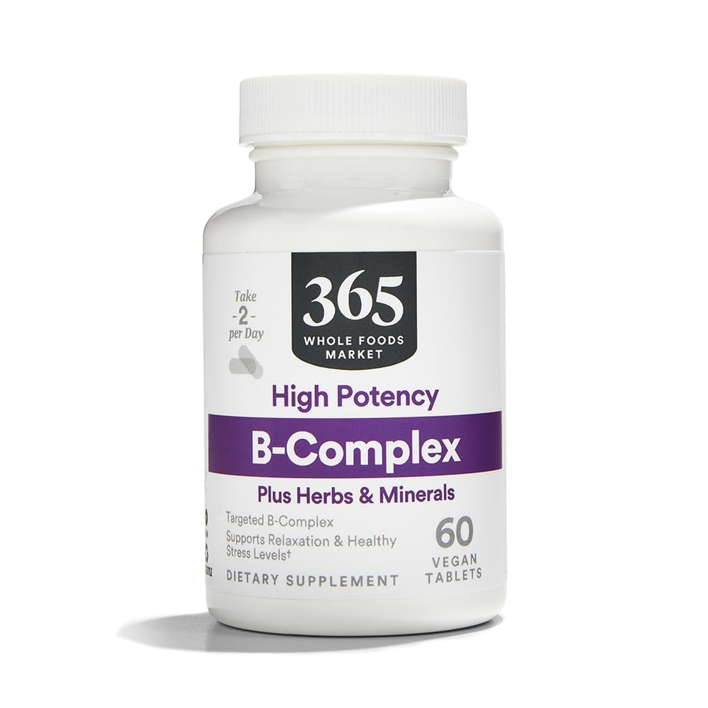 365 Everyday Value, B Complex Hi Potens m/ Herbal Support, 60 ct