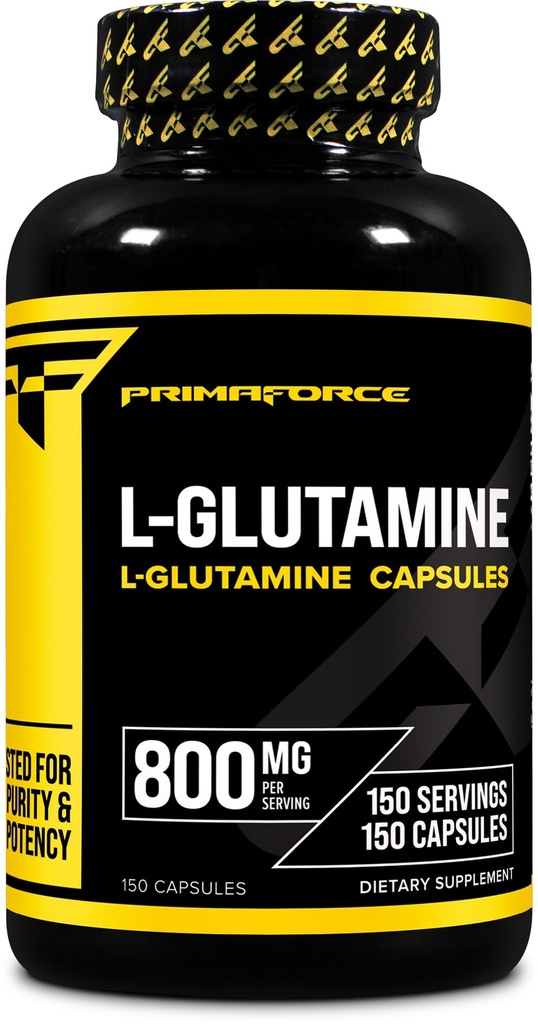 Primaforce L-Glutamine, 800 mg (150 kapsler)