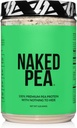 Naken pea - Pea Protein Isolate - Plant Based, Vegetarisk og vegansk protein. Lett å Digest, Ikke-GMO, Ingen Laktose, Ingen Soja og Glutenfri - 15 Services