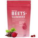 Beets+ Gummies - Premium Beet Root Powder, Grape Seed Extract og vitamin C - støtter sunnt blodtrykk og hjerte helse - lav sukkernitrogenoksid og sirkulasjonstilskudd - 50 Gummies