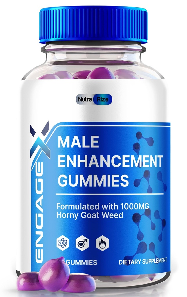 Engage X Gummies, Engage X Male Gummy ytelse støtte, Alt naturlig kosttilskudd for menn, EngageX Avansert formel vitamin piller for kraft og energi, EngageX vurderinger (60 Gummies)