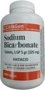 Natriumbikarbonattabletter USP 325 mg (5 korn) for relief av syreødeleggelse, hjertebrann, sur mage og oppsett magen 1000 tabletter per flaske ved CitraGen Pharmaceuticals Inc