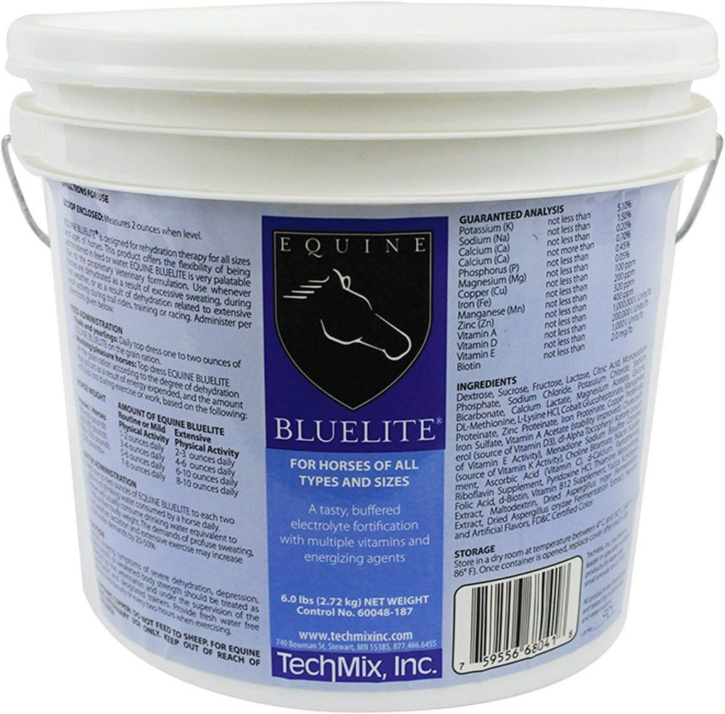 TechMix Equine BlueLite pulver, 6 lbs.
