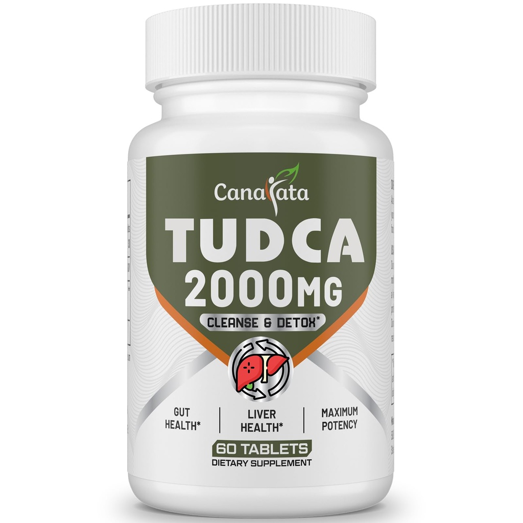TUDCA Liver Supplements 2000mg - Sterk Bile Salts Støtte Liver Detox & Cleanse - Liver og Gallblåser Helse Formula-Easy å svelge tabletter-30 dager Supply