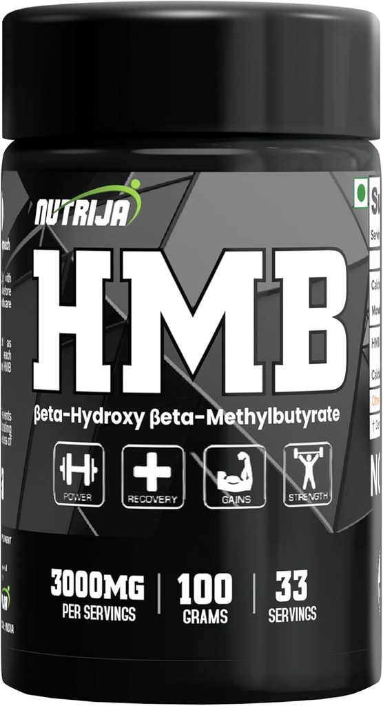 HMB pulver (Beta-Hydroxy Beta-Metylbutyrat) 100 gram - ren HMB