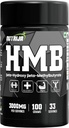 HMB pulver (Beta-Hydroxy Beta-Metylbutyrat) 100 gram - ren HMB