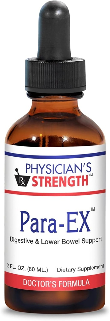Legens styrke para-EX - 2 fl oz - Digestiv og nedre Bowell Support - 86 Services