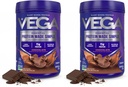 Vega Protein laget enkelt, mørk sjokolade - Stevia gratis vegansk protein pulver, plante basert, sunn, glutenfri, eraprotein for kvinner og menn, 9,6 oz (Packing May Vary) (Pack of 2)
