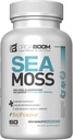 Sea Moss Capsules Irish Sea Moss Supplement med organisk Burdock Root, Bladderwrack & Black Pepper | Boost Energi, Detox & Immune Support | Ikke-GMO, Vegansk | Laget i USA - 60 greve