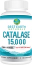Beste Jord Naturals Catalase Supplement 15.000 - Hår Kosttilskudd for sterk hår - 60 kapsler (60-dagers forsyning)