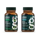 Gaia urter olje av Oregano - immun og antioksidant støtte Supplement - 60 vegansk flytende fyto-kapsler og svart frøolje - lunge, pustende og antioksidant støtte - 60 vegansk flytende fyto-kapsler (2