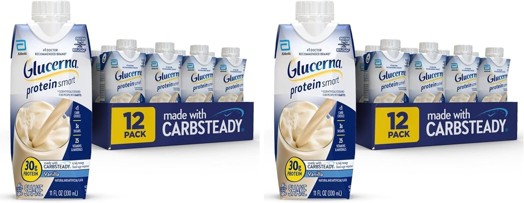 Glucerna - 30G, Vanilla, 12 greve (Pack of 2)