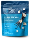 HLTH Code Complete Meal Replacement Shake - sunneste måltid erstatning = sunneste deg | Keto Vennlig | Høyt protein | Lav carb | Collagen | Glutenfri | Creamy Vanilla Flavor (15 porsjoner)
