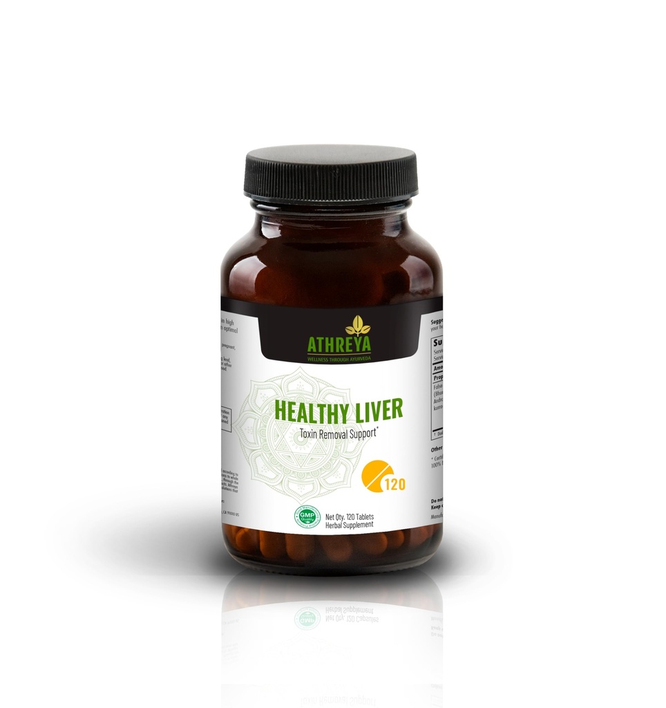 Atreya urter sunne levertabletter | 120 tabletter | Ayurvedic herbal blanding støtter toksin fjerning | Støtter Liver Care | Vedlikehold Liver-Immune | Vegan, ikke-GMO | 30 dagers forsyning