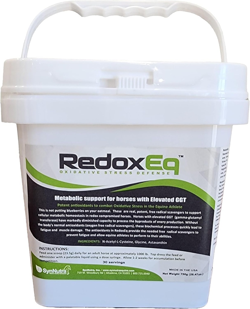 SynNutra Equine RedoxEq- for forhøyet GGT 100% naturlig 30 serveringer