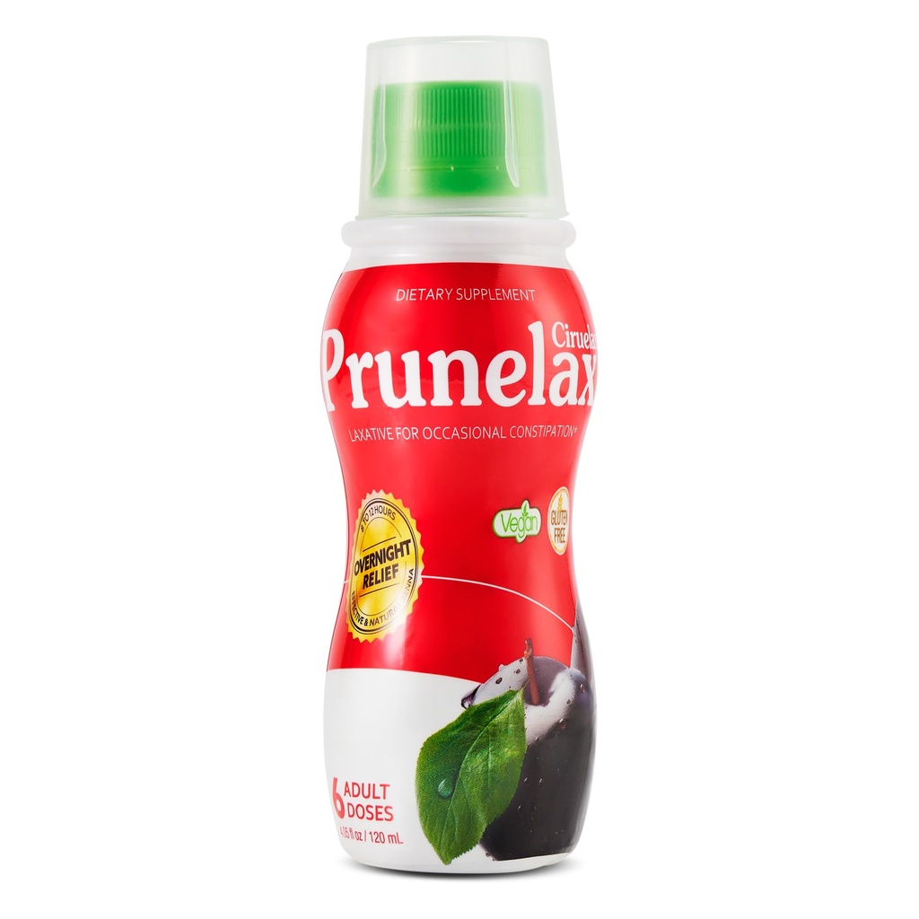 Prunelax Ciruelax Regelmessig styrke flytende laxativ - Gentle Relief for anledningssykdom, laget med naturlig senna, forutsigbar relief, Glutenfri, Verker på bare 8 til 12 timer - 4,05 fl oz