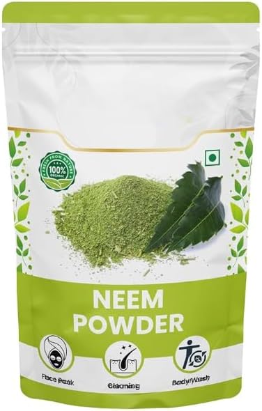 Organik Neem Powder, Pimples Hud Brightening Evens Hud Tone skjønnhet Mat Grade Naturlig Herba -100 gm