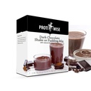 Protiwise høyprotein Shake & Pudding Mix | 15g protein, lavfett, lav kalori, lav sukker | Glutenfri KETO | Måltid utskifting for sulterkontroll | Mørk sjokoladeflavor | 7/Box