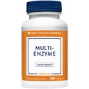 Vitamin Shoppe Multi Enzyme - Hjelper støtte Digestion & Absorpsjon av protein, karbohydrater og fett (100 tabletter)