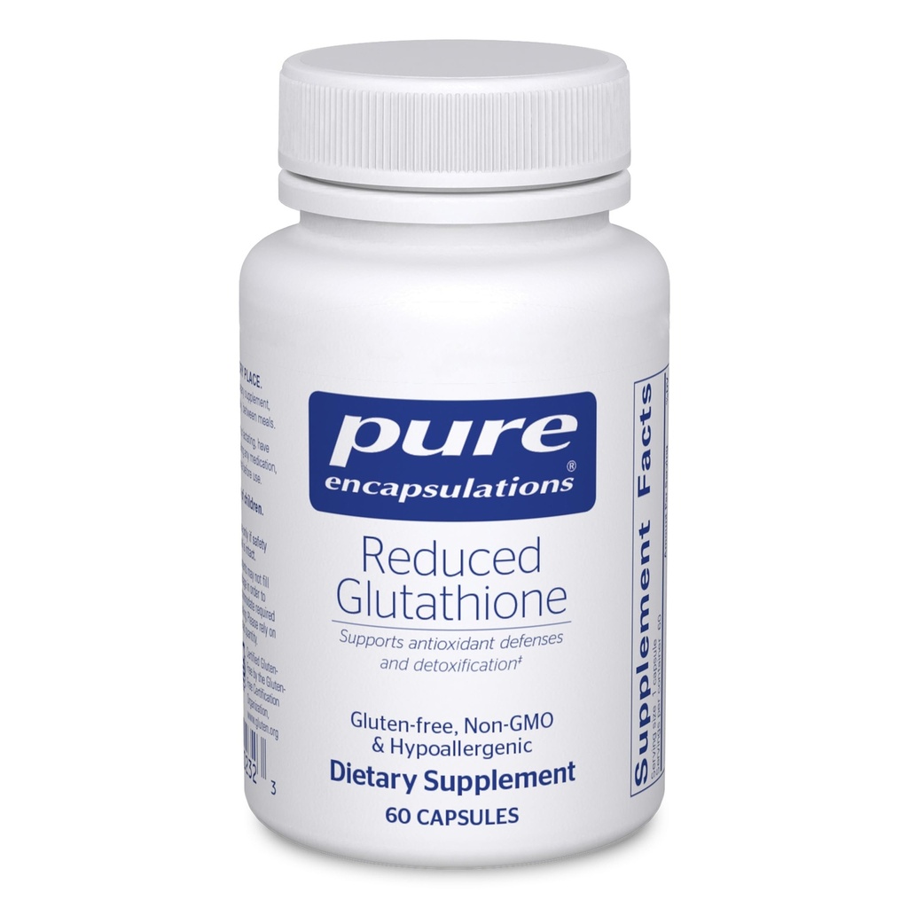 Rene innkapslinger Redusert glutation  Hypo Hypoallergenic Antioksidant Supplement for å støtte lever og celle helse * | 60 kapsler