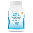 Triple Styrke Fish Oil Omega 3 2400mg per servering - Burpless, Lemon Flavored Non-GMO, Gluten og soya gratis – 30 Services