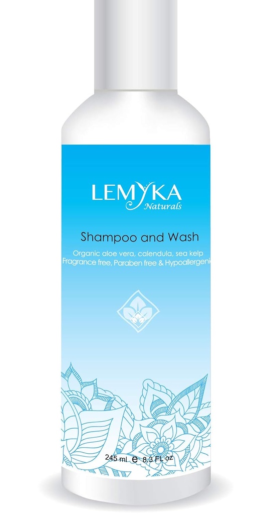 Eczema Shampoo, Face rødme relief Vaske, for rosacea hud, hodebunnen, vuggehette, flass, sensitive hud, hypoallergenic, Sulfat-fri, duftfri, 8.3oz