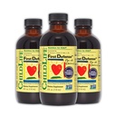 CHILDLIFE ESSENTIALs First Defense - Barns immunstøtte, immunstøtte for barn, Toddlers 1-3, Babyer 6 måneder +, Vitamin Syrup med eldrebær, sink, ikke GMO, Glutenfri - 4 Fl Oz (pakke med 3)
