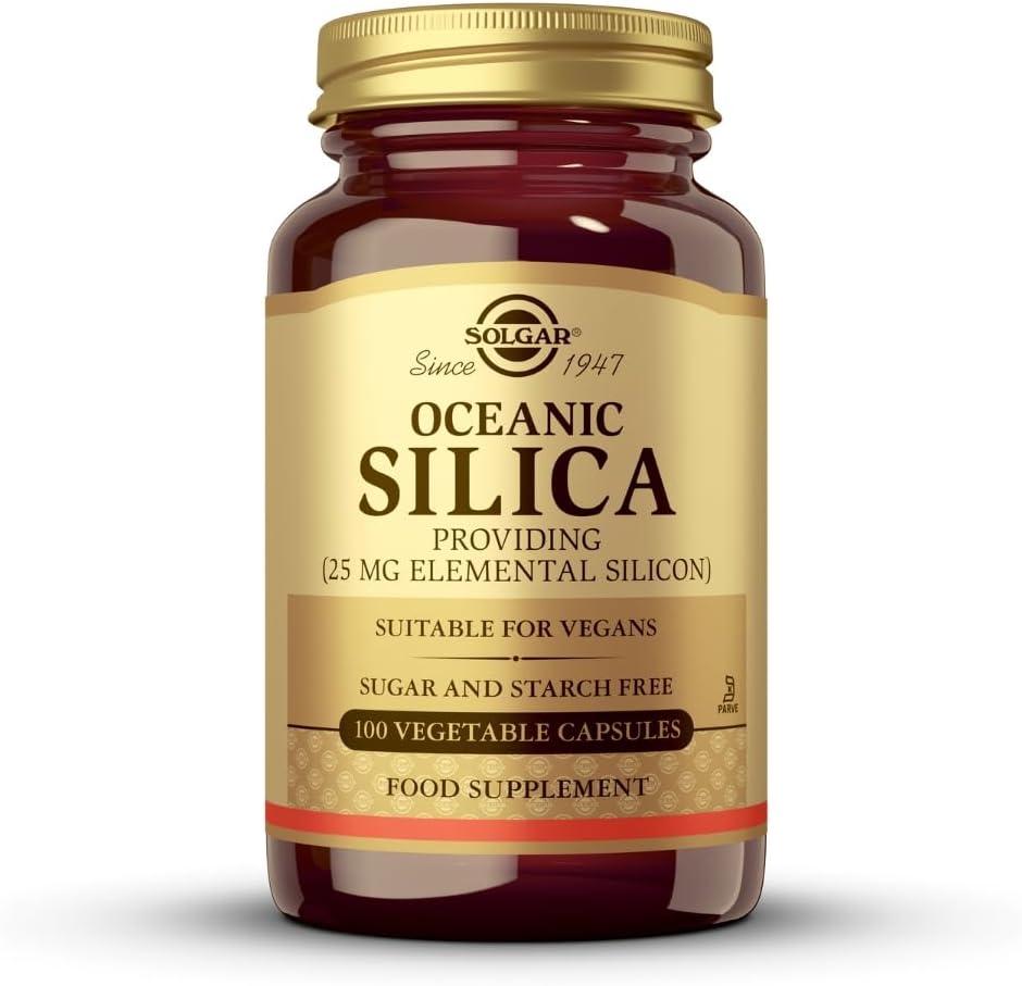 Solgar Oceanic Silica Grønnsaker Kapsler, 25 Mg, 50 Count