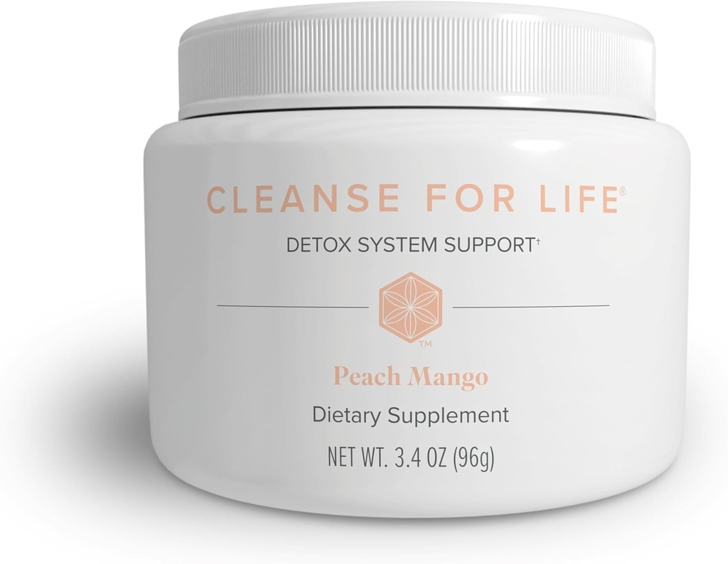 Isagenix renser for livet - pulvertilskudd for renser drikk uten laxativer eller diuretikk - støtte metabolisme med vitamin B12 & Niacin - Peach Mango -3,4 Oz (16 serveringer)