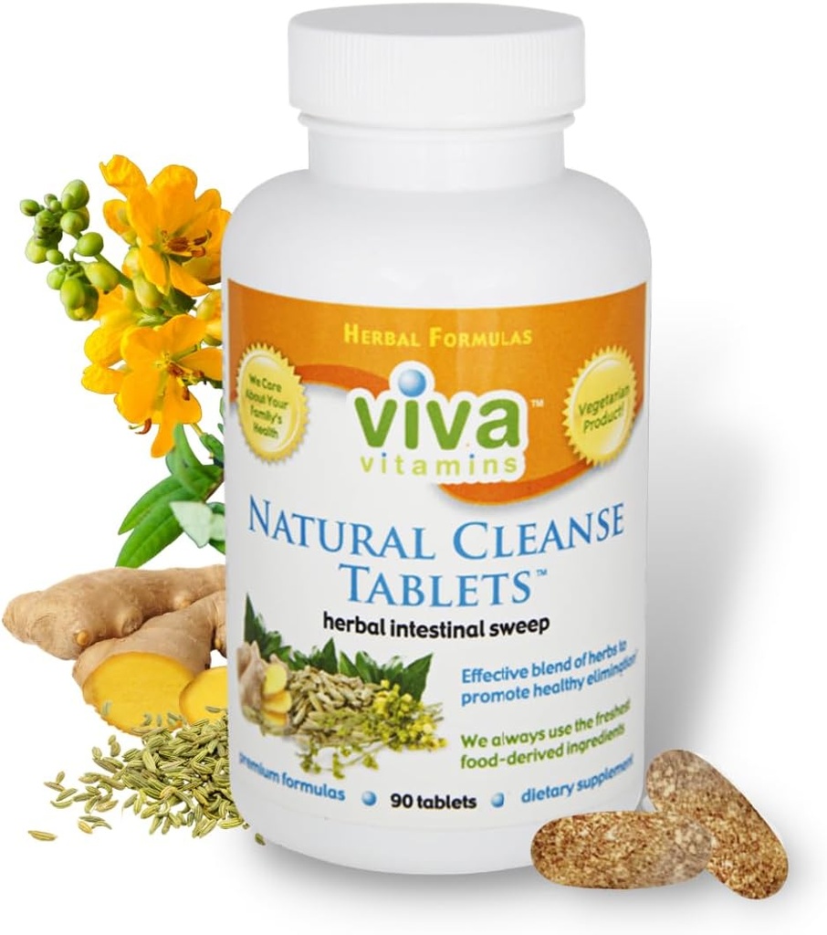 Naturlig rengjøring - Laxatives Senna-tabletter for Colon Cleanse, Gut Cleanse, og Stool Softeners, Bloating og lindring Relief For kvinner og menn, Colon Broom Supplement, Ikke-GMO, Vegan - 90 Tablett