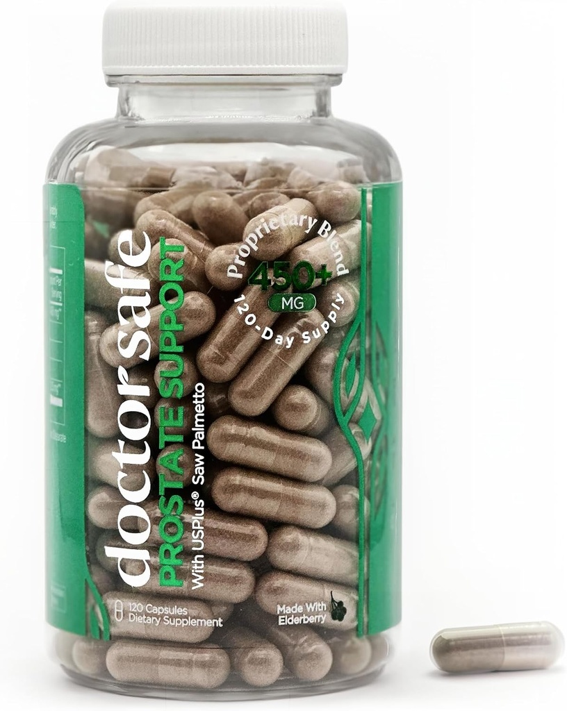 Saw Palmetto Prostata Supplement med USPlus så Palmetto for menn og kvinner - Avansert prostata helse og hår revitalisering | Dual-Action DHT Blocker for menn