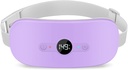 NUWISH Oppvarming Pad for perioden Cramps Smerte Relief, Bærbar elektrisk trådløs varmepad Oppladbar med 6 varmenivå og 6 Massasjemoduser, Julegaver for kvinner Tenåring Jenter, Lilla