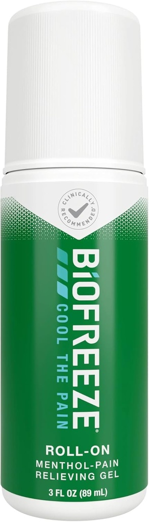 Biofreeze smerte relief Gel, artritt smerte Relever, kne & nedre rygg smerte lindring, såre muskel relief, hals smerte relief, apotek anbefalt, FSA kvalifisert, 3 FL OZ Biofreeze Menthol Gel