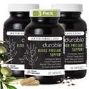 Holdbart blodtrykk – Benolea Olive Leaf & Enovita Grape Seed Extract – Sunn sirkulasjon, Nitric Oxid & Artery Support – Doctor Formulert, Vegan, Ikke-GMO, laget i USA (180 Kapsler)