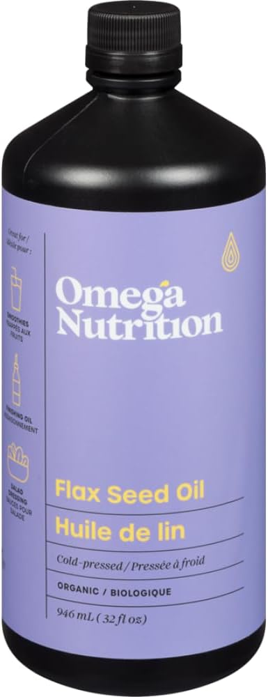 Omega Ernæring Flax frøolje, 32-Ounce